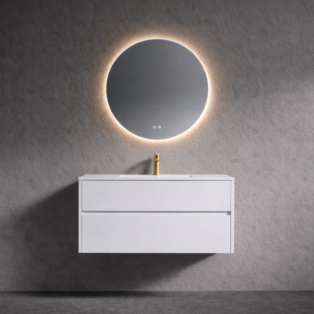 Wall Hung with ceramic basin