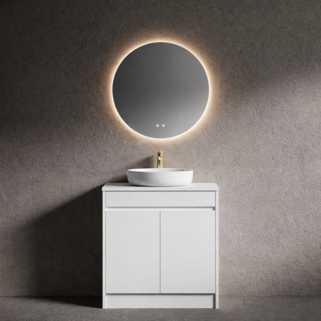 Floor with stone top